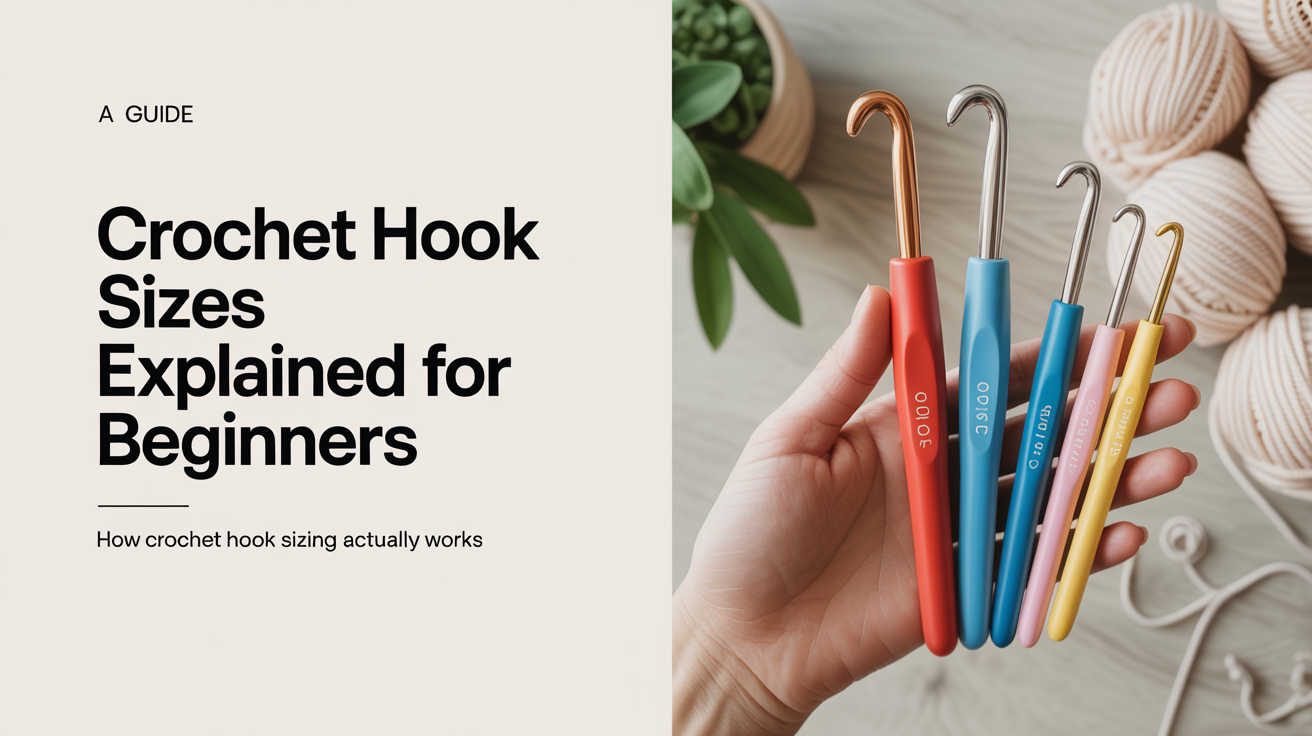 How Crochet Hook Sizing Actually Works