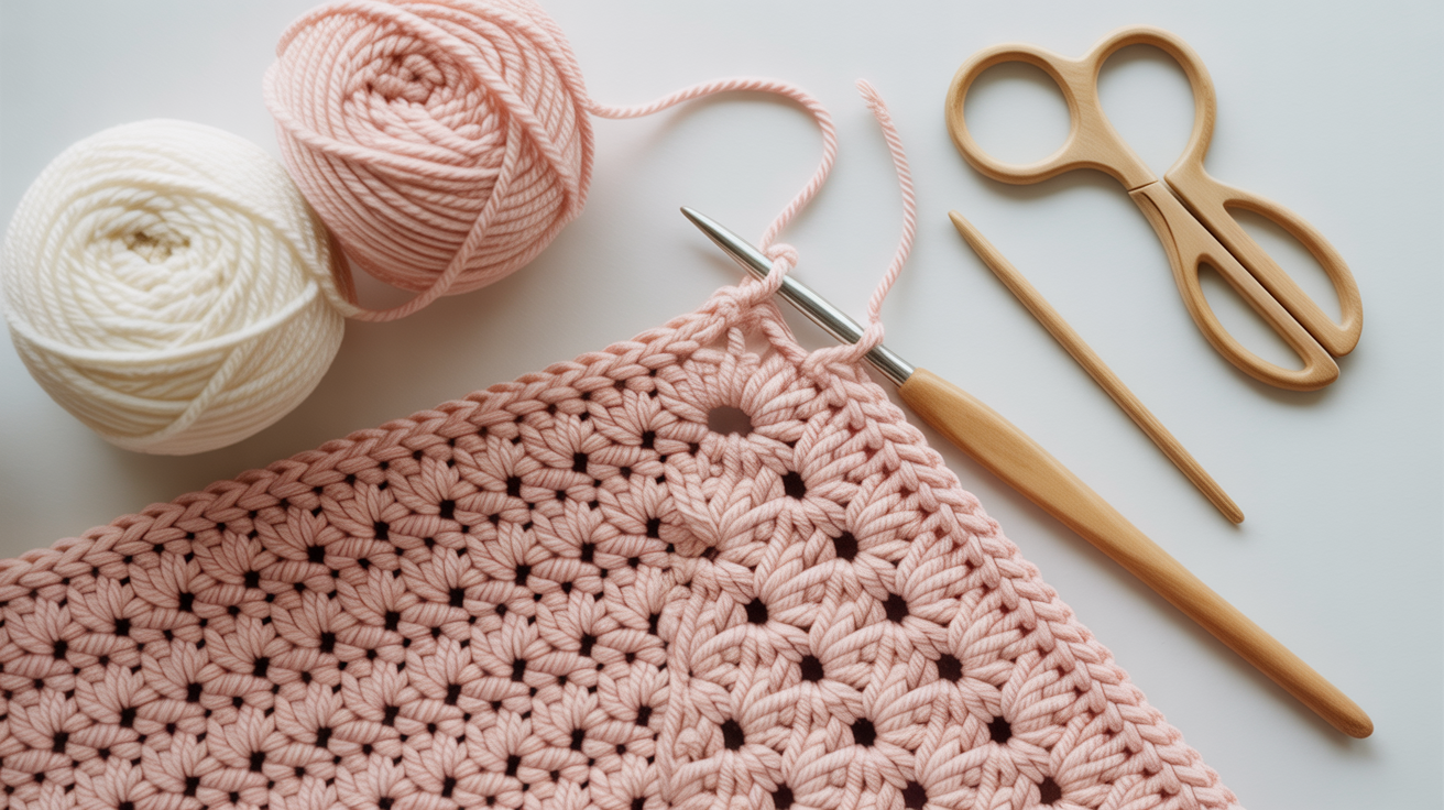How to Crochet a Simple Baby Blanket for Beginners