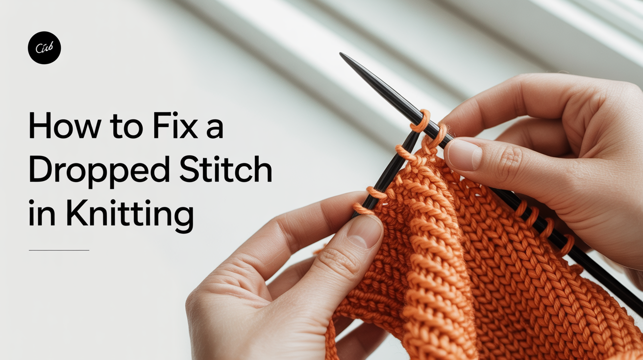 How to Fix a Dropped Stitch in Knitting