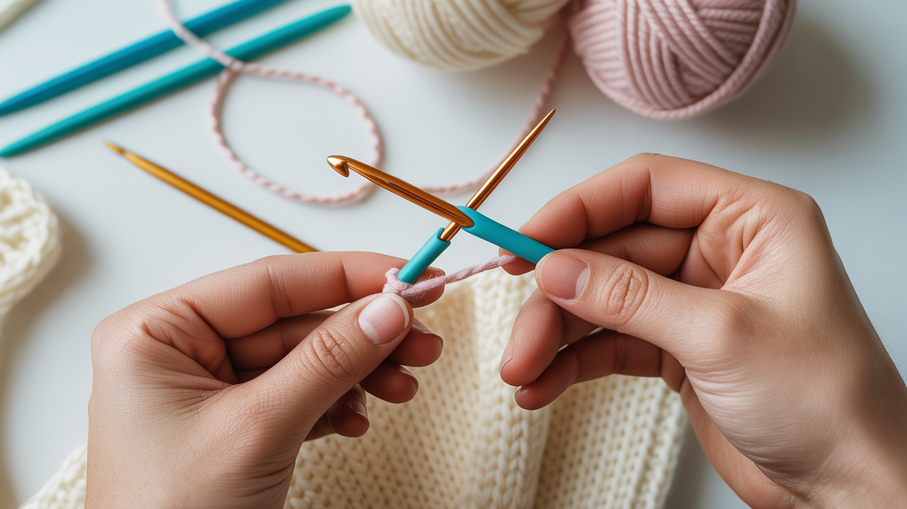 How to Hold a Crochet Hook