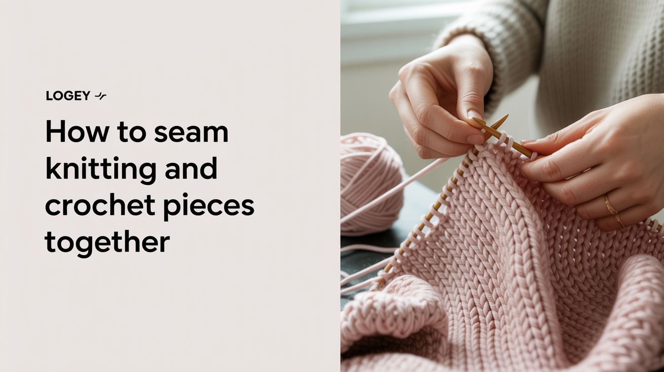 How to Seam Knitting and Crochet Pieces Together