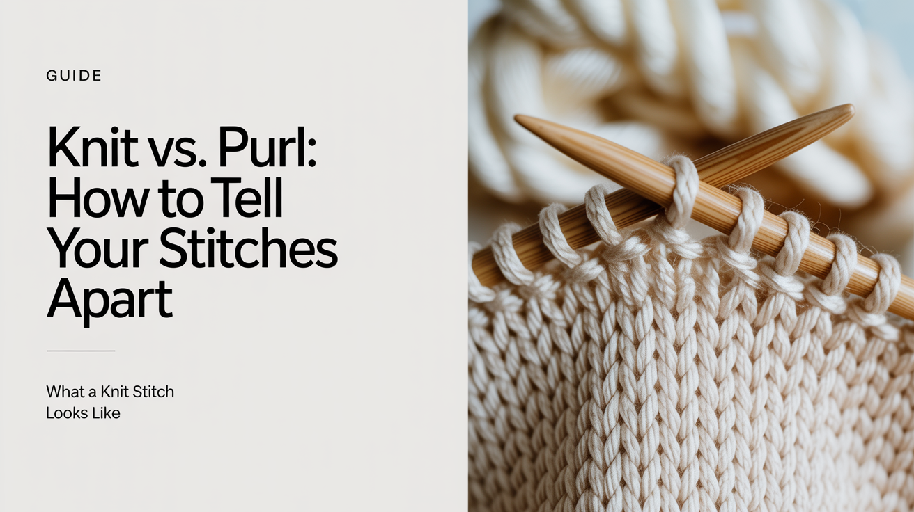 What a Knit Stitch Looks Like
