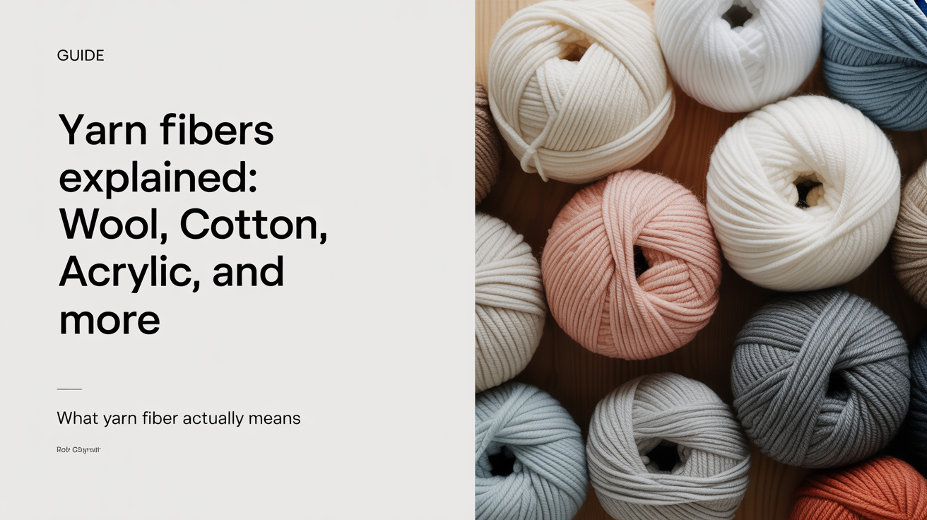 What Yarn Fiber Actually Means